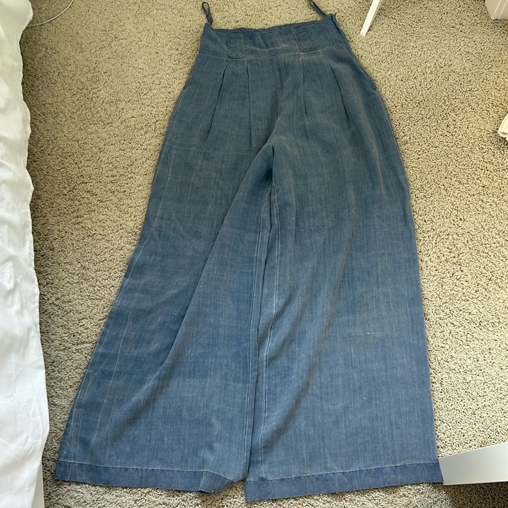 100% silk Express wide leg pants